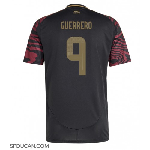 Muški Nogometni Dres Peru Paolo Guerrero #9 Gostujuci Copa America 2024 Kratak Rukav